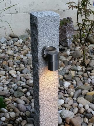 Lichtsäule Granit LED Strahler